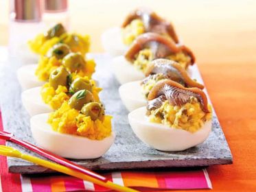 Яйца с анчоусами рецепт с фото пошагово