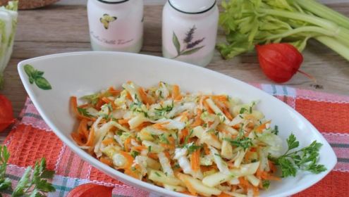 Салат из редьки и сельдерея рецепт с фото пошагово 