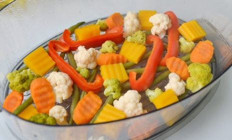 Овощи на пару в пароварке рецепт с фото пошагово 