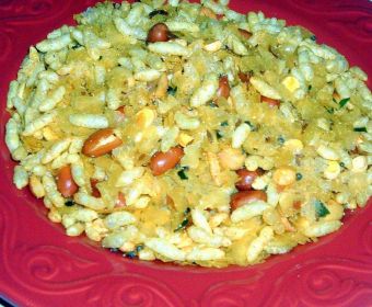 Чидва хрустящие овощи и воздушный рис с орехами и изюмом рецепт с фото