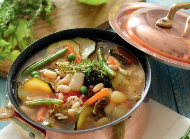 Овощной суп с фасолью рецепт с фото пошагово