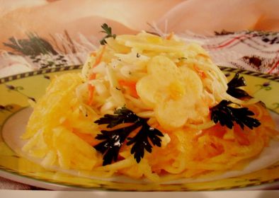 Салат с капустой и тыквой рецепт с фото пошагово