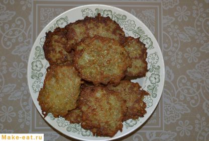 Драники из картошки на сковороде рецепт с фото пошагово