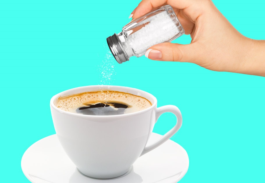 зачем в кофе добавлять соль