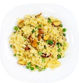 Матар пулао. Рис с зеленым горошком и сыром - рецепт приготовления с фото